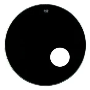 Parche Remo Encore 26" Ebony Negro Capa Simple con Agujero EN-1026-ES