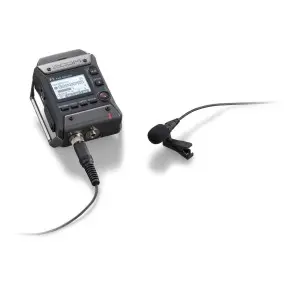 Grabador Zoom F1 De 2 Canales + Corbatero LMF-1