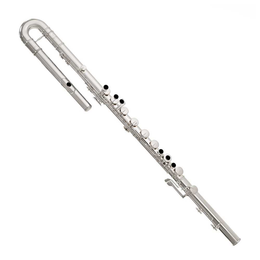 Flauta Bajo PEARL PFB-305E Mecanismo de E Plata