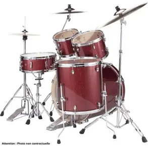 Bateria Pearl Export Series 5 Cuerpos Black Cherry Glitter