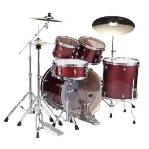 Bateria Pearl Export Series 5 Cuerpos Black Cherry Glitter