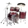 Bateria Pearl Export Series 5 Cuerpos Black Cherry Glitter