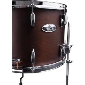 Redoblante de Piso Pearl Modern Utility Maple 14" x 10" Satin Mahogany