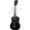 Ukelele Soprano Fzone Color Black FZU-002