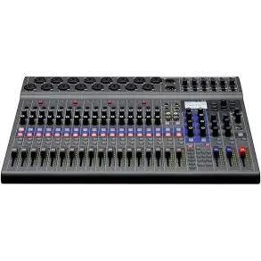 Mixer Digital Zoom L-20 de 20 Canales Multitrack SD USB y Efectos