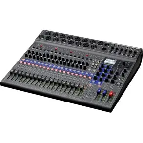 Mixer Digital Zoom L-20 de 20 Canales Multitrack SD USB y Efectos