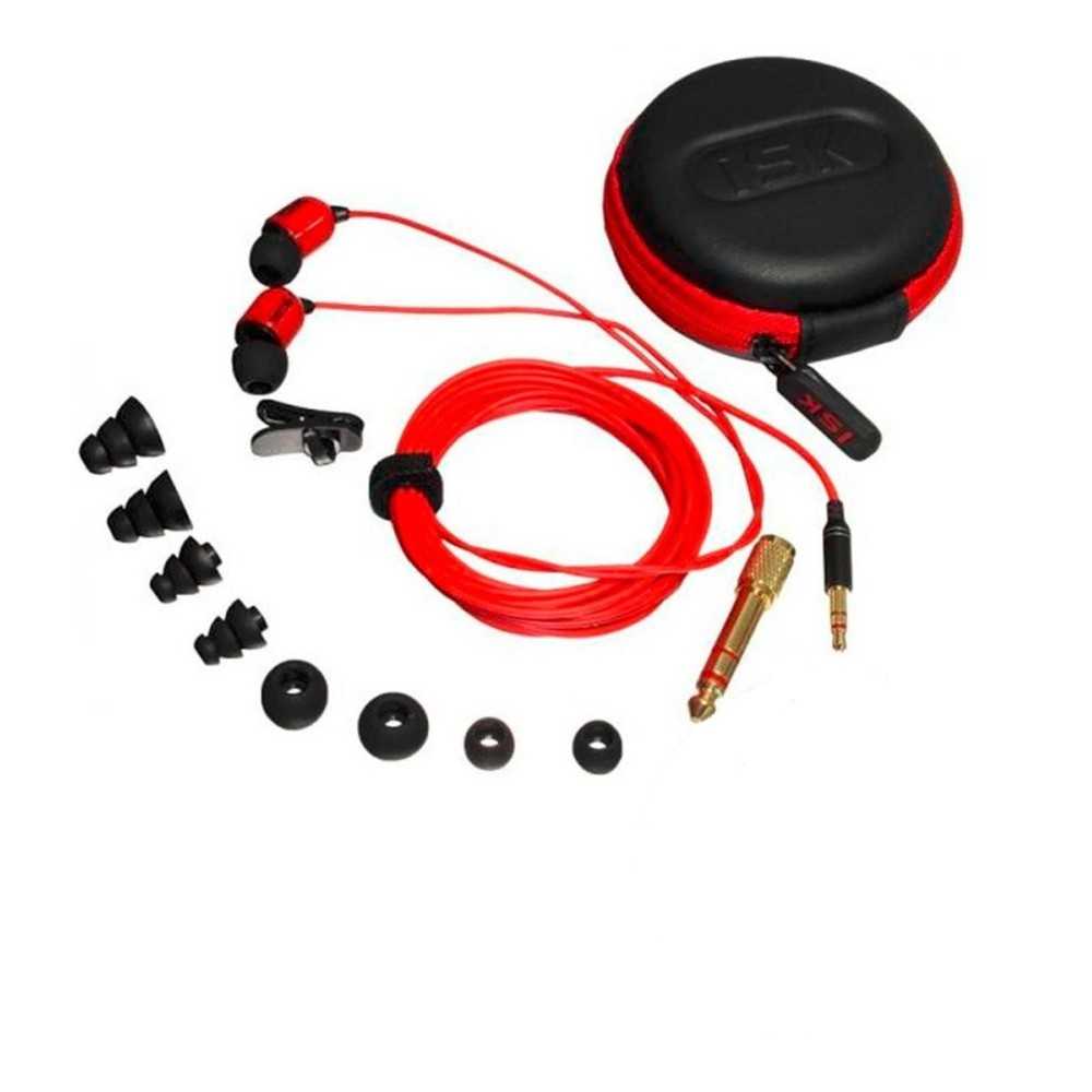 Auricular In Ear ISK SEM6 Color Rojo