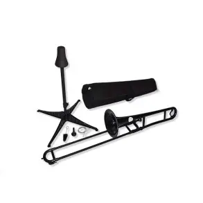 Trombón Vara Gala Plástico Negro C/ Accesorios