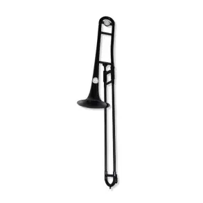 Trombón Vara Gala Plástico Negro C/ Accesorios
