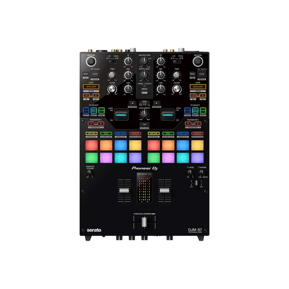 Mixer Controlador Pioneer DJM-S7 USB - Bluetooth 16 Pads Serato DJ