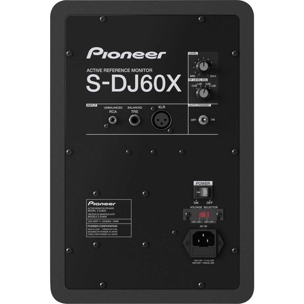 Monitores de Estudio Pioneer S-DJ60X 250W 6" pulgadas
