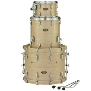 Bateria Pearl Master Maple Gum 3 Cuerpos Gold Oyster
