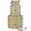 Bateria Pearl Master Maple Gum 3 Cuerpos Gold Oyster