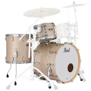 Bateria Pearl Master Maple Gum 3 Cuerpos Gold Oyster