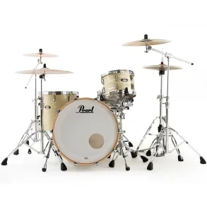 Bateria Pearl Master Maple Gum 3 Cuerpos Gold Oyster