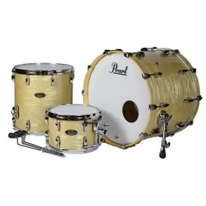 Bateria Pearl Master Maple Gum 3 Cuerpos Gold Oyster