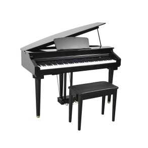Mini Grand Piano Digital ARTESIA AG-30 1/2 Cola 88 Teclas Color Negro