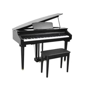 Mini Grand Piano Digital Artesia AG-30 1/2 Cola Bluetooth y Banqueta