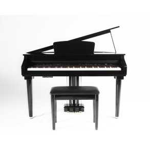 Mini Grand Piano Digital ARTESIA AG-30 1/2 Cola 88 Teclas Color Negro
