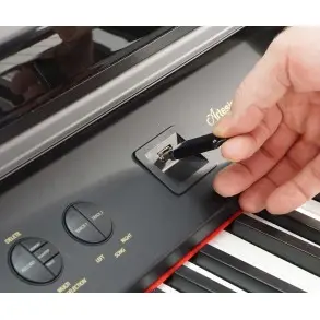 Mini Grand Piano Digital Artesia AG-30 1/2 Cola Bluetooth y Banqueta