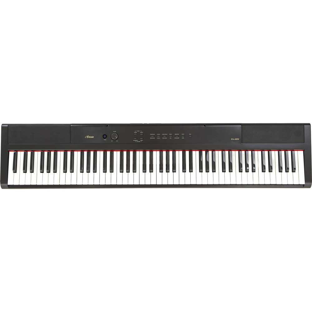 Piano Digital Artesia PA88H 88 Teclas Pesadas USB Color Negro