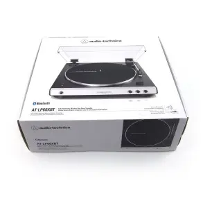 Bandeja Tocadiscos Audio Technica LP60X Bluetooth Color Rojo