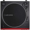Bandeja Tocadiscos Audio Technica LP60X Bluetooth Color Rojo