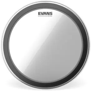 Parche Evans 24" Emad Transparente Capa Simple BD24EMAD