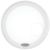 Parche Evans 22" Eq3 Blanco Brilloso Capa Simple con Agujero BD22RSW