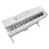 Piano Digital Kurzweil M90 88 Teclas Mueble Blanco con Taburete