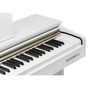 Piano Digital Kurzweil M90 88 Teclas Mueble Blanco con Taburete