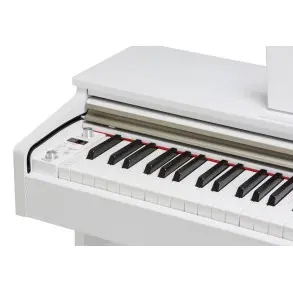 Piano Digital Kurzweil M90 88 Teclas Mueble Blanco con Taburete