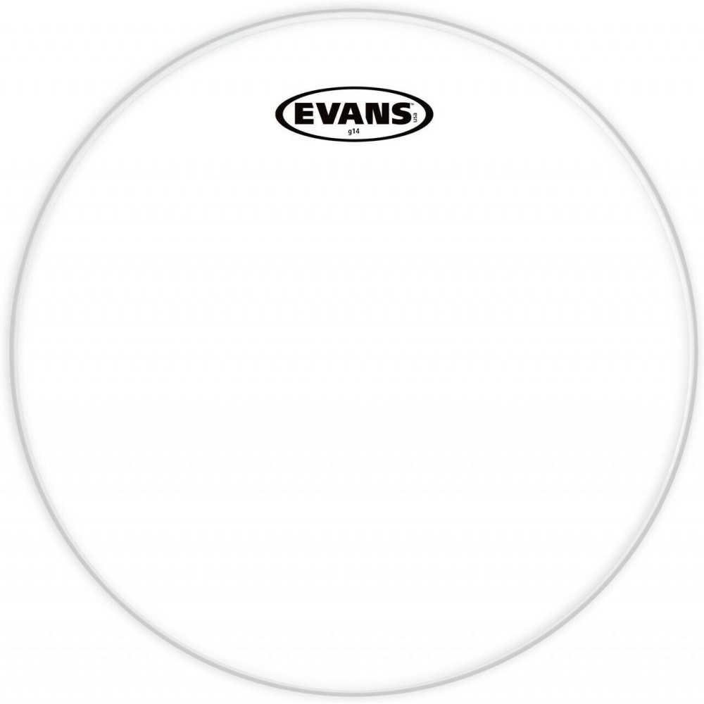 Parche Evans 8" G14 Transparente Capa Simple TT08G14