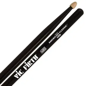 Palillo Vic Firth American Classic Punta Madera 5B 5BB Negros
