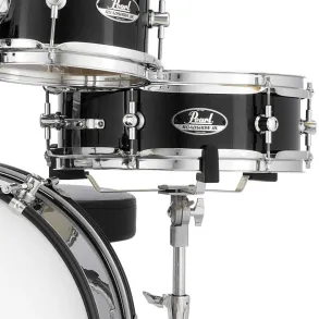 Bateria Pearl para Niño Roadshow Junior 5 Cuerpos Fierros + Platillos Color Negro