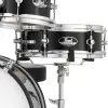 Bateria Pearl para Niño Roadshow Junior 5 Cuerpos Fierros + Platillos Color Negro
