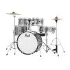 Bateria Pearl para Niño Roadshow Junior 5 Cuerpos Fierros + Platillos Grindstone Sparkle