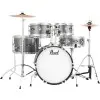 Bateria Pearl para Niño Roadshow Junior 5 Cuerpos Fierros + Platillos Grindstone Sparkle