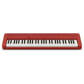 Teclado Casio CT-S1 5 Octavas - Sensitivo Bluetooth - USB CasioTone Color Rojo