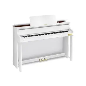 Piano Hibrido Casio GP310 Grand Hybrid 88 Teclas De Marfil Acción Martillo Blanco