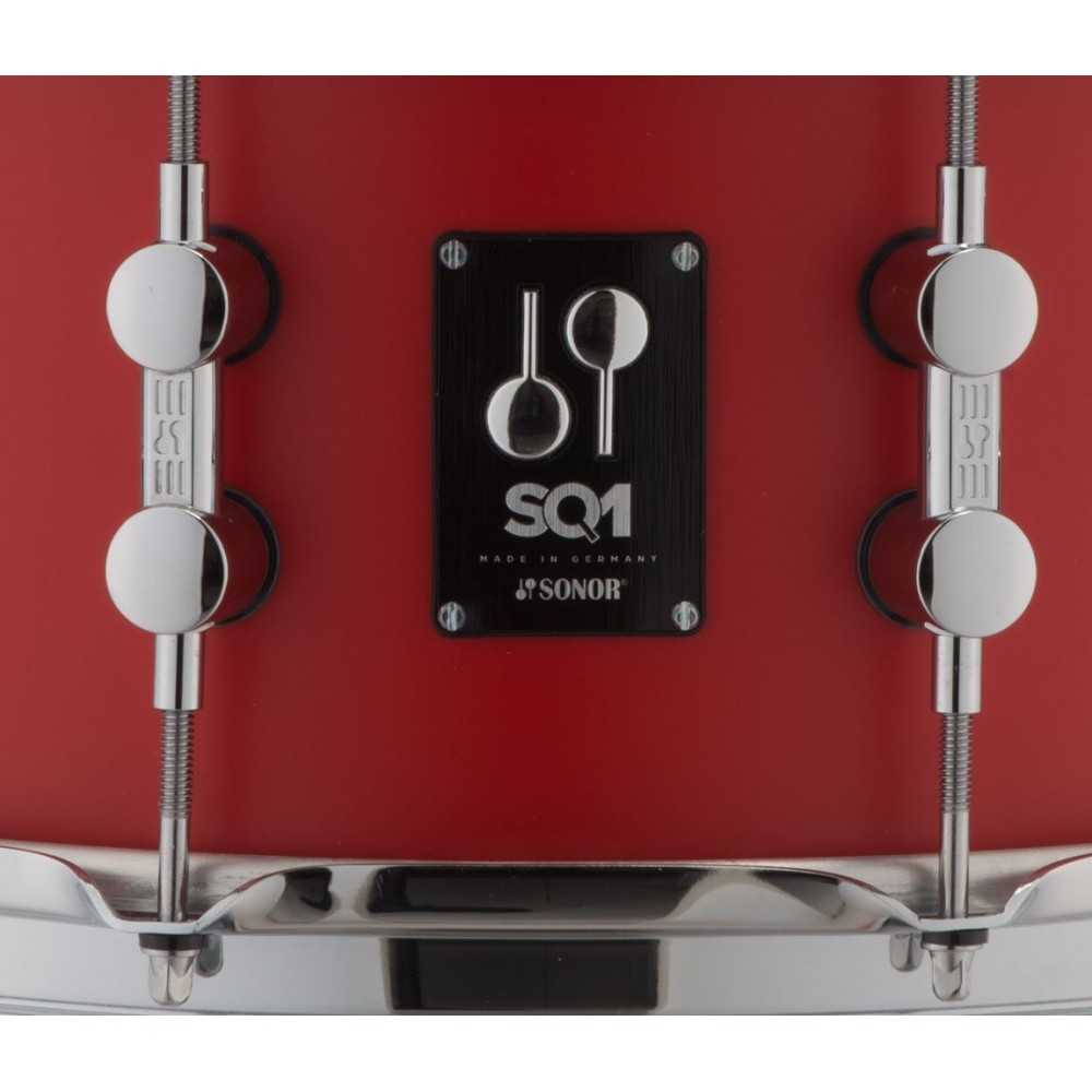 Redoblante Sonor SQ1 14"x6,5" Wood - Birch Hot Rod Red