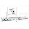 Flauta Traversa PEARL PFA-207ES Cabeza de Plata Fina con Estuche