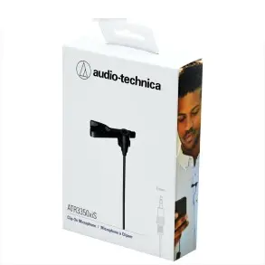 Micrófono Audio-Technica ATR3350IS condensador omnidireccional para celular o camara