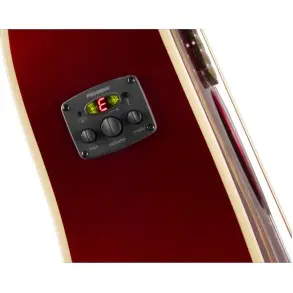 Guitarra Fender Electroacústica California Newporter Candy Apple Red
