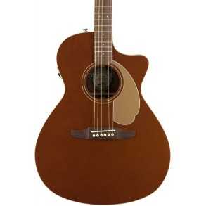 Guitarra Fender Electroacústica California Newporter Rustic Copper