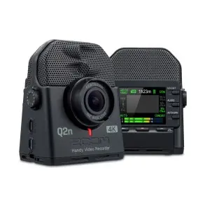 Camara Video Filmadora Zoom Q2n-4K UHD-4K - USB - HDMI - Tarjeta SD Aux IN