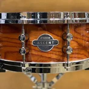 Redoblante Sonor Ascent Beech 14x5,5 Aros DieCast Color Natural
