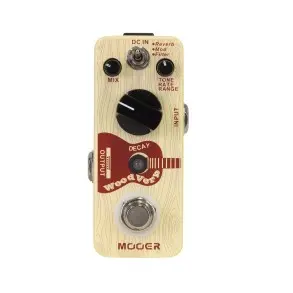 Micro Pedal Mooer WOODVERB Reverb Efecto Para Guitarra Acústica