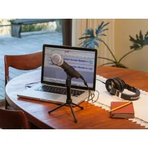Micrófono Dinámico Cardiode Samson USB y XLR Q2U