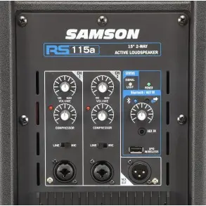 Bafle Samson RS115A Activo 200W Bluetooth y Compresor